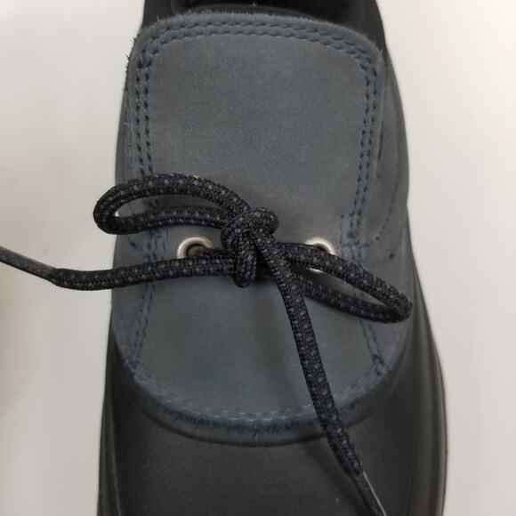 Lands' End Women's Black Gray Duck Shoes Size 7 - Picture 3 of 7